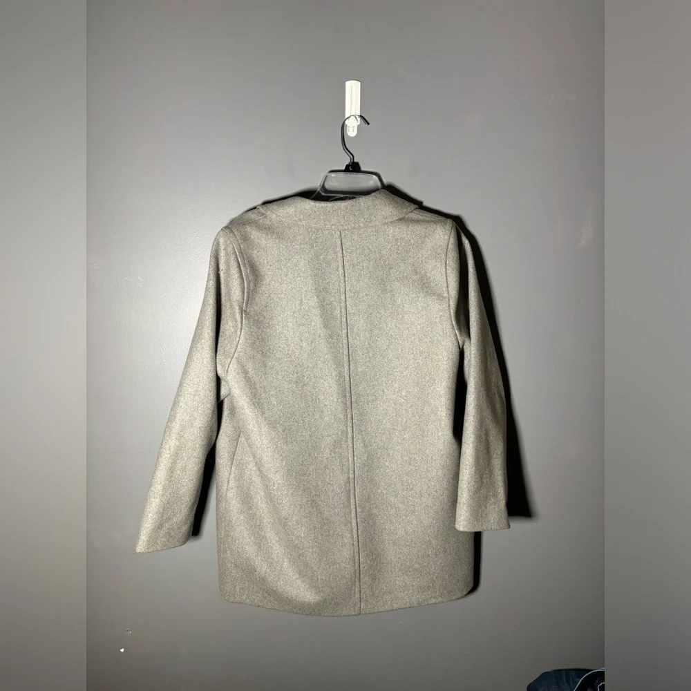 J.Crew Melton Wool Boyfriend Overcoat Women’s Size 10P